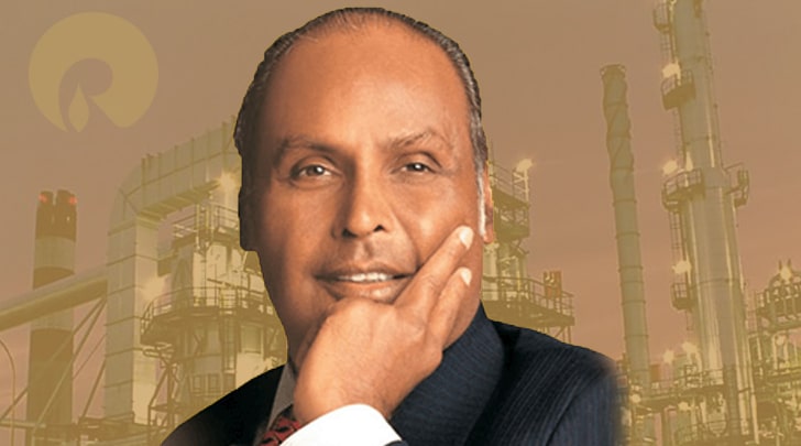 Portrait of Dhirubhai Ambani